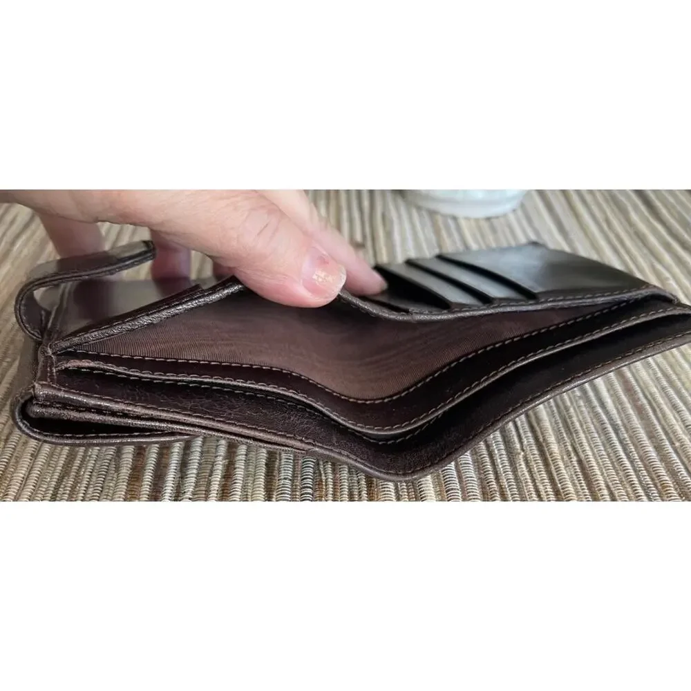 Fendi Zucca Print brown bifold wallet